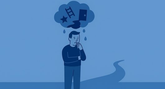 فردی با خطای شناختی پیش‌گویی منفی
